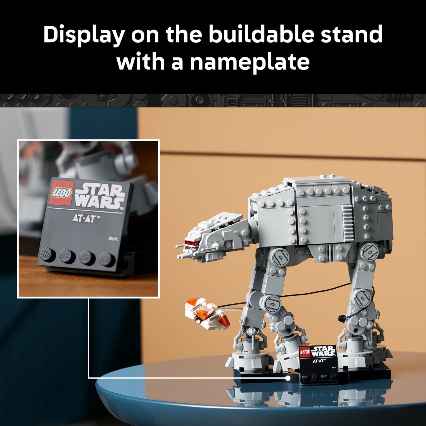 LEGO Star Wars AT-AT Walker Building Set for Adults, Ages 18+ - Collectible & Room Decor for Office, Bedroom, or Book Shelf - Activity for Men, Women, & Movie Fans - Gift Idea for Birthdays - 75440