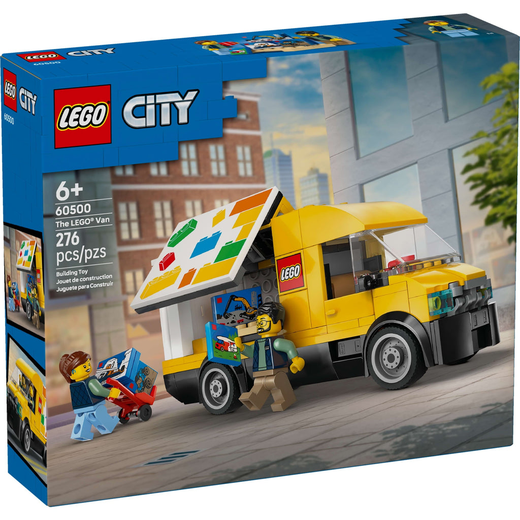 LEGO City: The LEGO Van Building Toy for Kids - Pretend Play Set for Boys & Girls, Ages 6+ - Delivery Van Toy W/2 Minifigures & 4 Mini LEGO Box Elements - Gift Idea for Birthdays - 60500