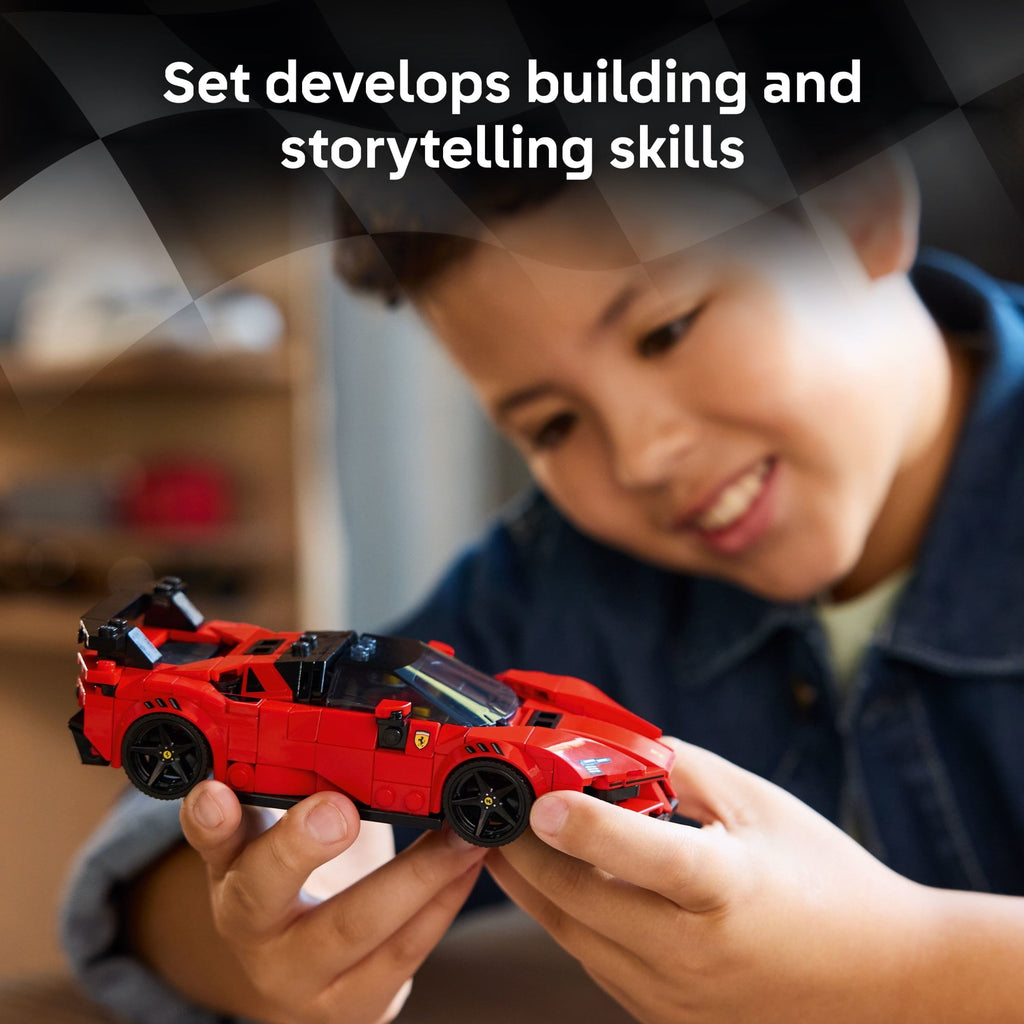 LEGO Speed Champions Ferrari SF90 XX Stradale Sports Car Building Toy for Kids - Building Set W/Ferarri Driver Minifigure for Boys & Girls, Ages 9+ - Gift Idea for Birthdays - 77254