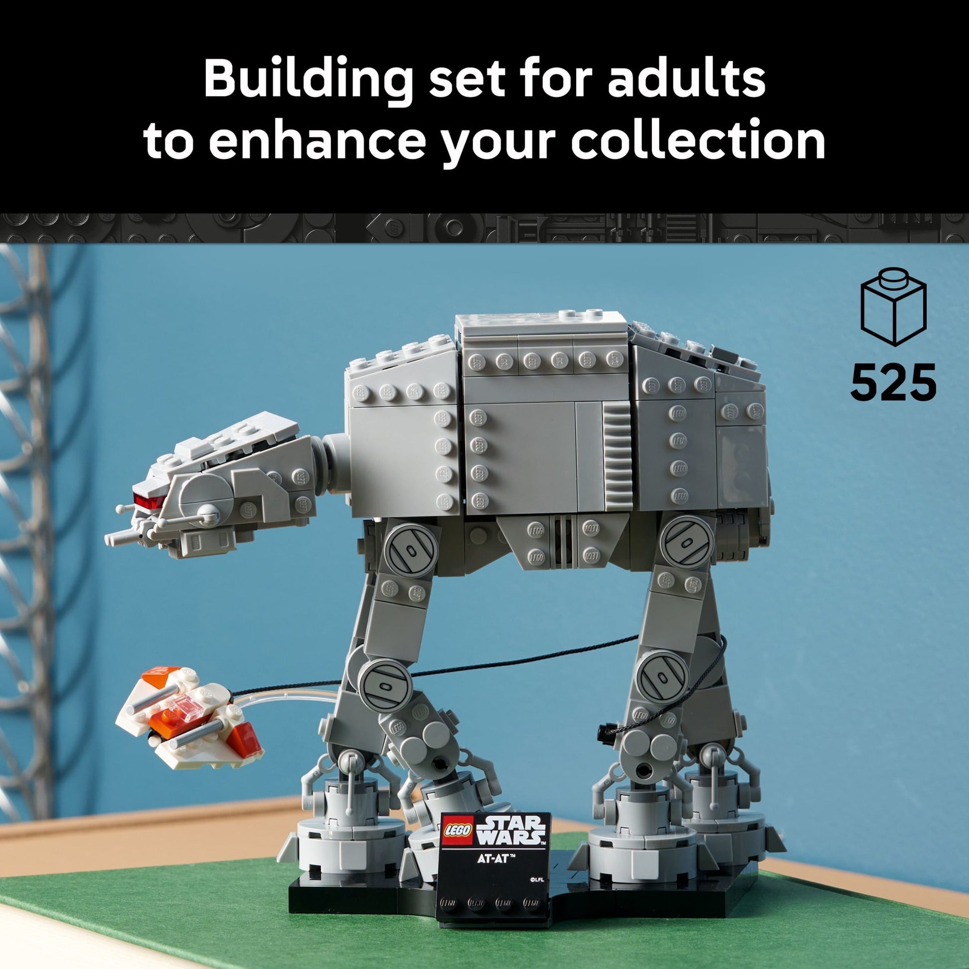 LEGO Star Wars AT-AT Walker Building Set for Adults, Ages 18+ - Collectible & Room Decor for Office, Bedroom, or Book Shelf - Activity for Men, Women, & Movie Fans - Gift Idea for Birthdays - 75440