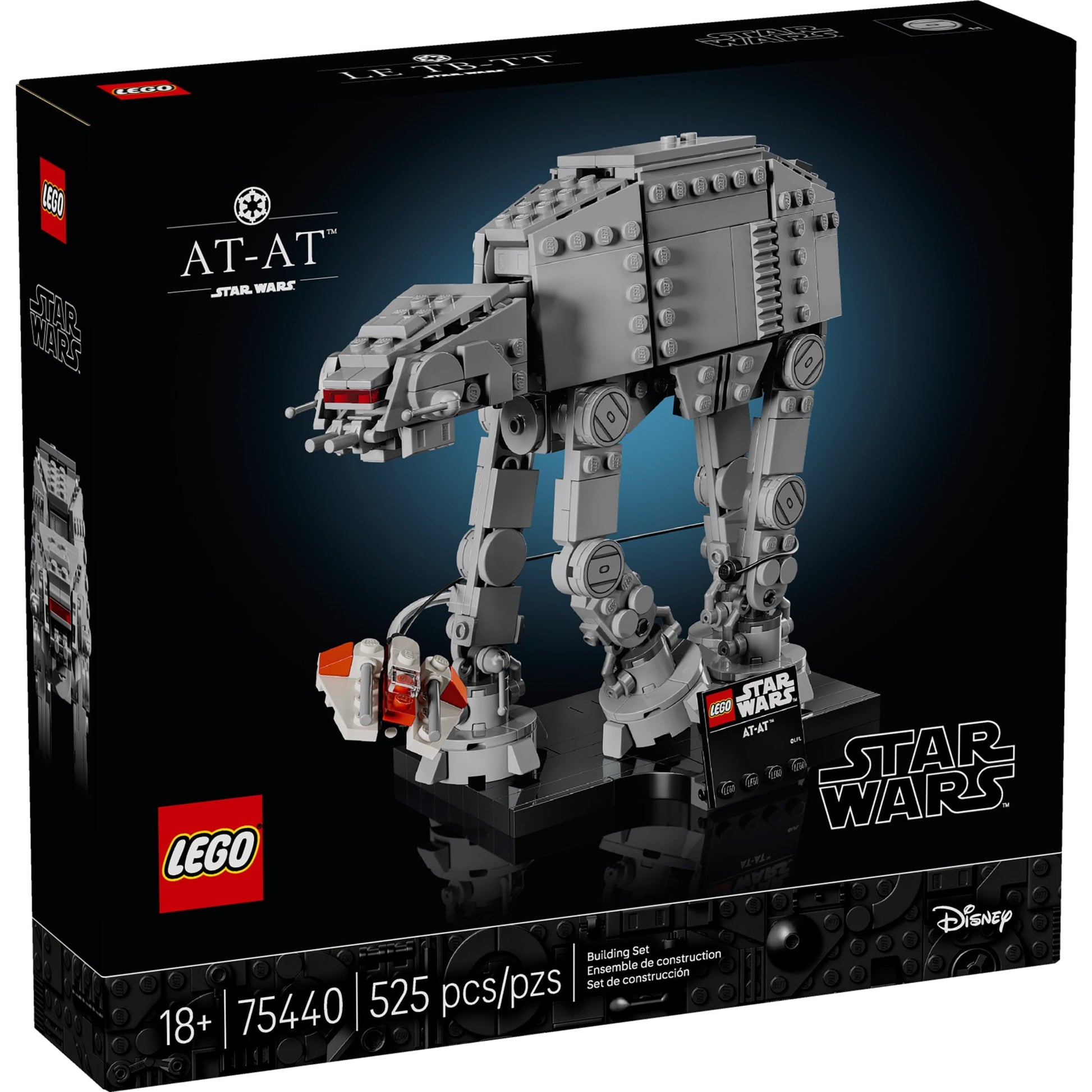 LEGO Star Wars AT-AT Walker Building Set for Adults, Ages 18+ - Collectible & Room Decor for Office, Bedroom, or Book Shelf - Activity for Men, Women, & Movie Fans - Gift Idea for Birthdays - 75440