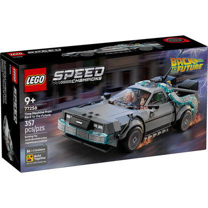 LEGO Speed Champions Time Machine from Back to the Future Building Toy for Kids - Pretend Play & Display Car Toy W/2 Build Modes for Boys & Girls, Ages 9+ - Gift Ideas for Birthdays & Fans - 77256