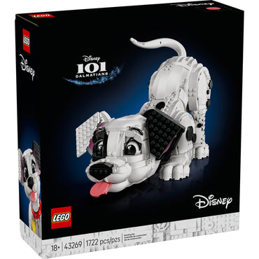 LEGO Disney 101 Dalmatians Puppy Building Set for Adults - Collectible DIY Kit for Movie Fans 18+ - Build Patch, Penny, Rolly or a Custom Pup - Gift Idea for Dog Lovers and Craft Enthusiasts - 43269