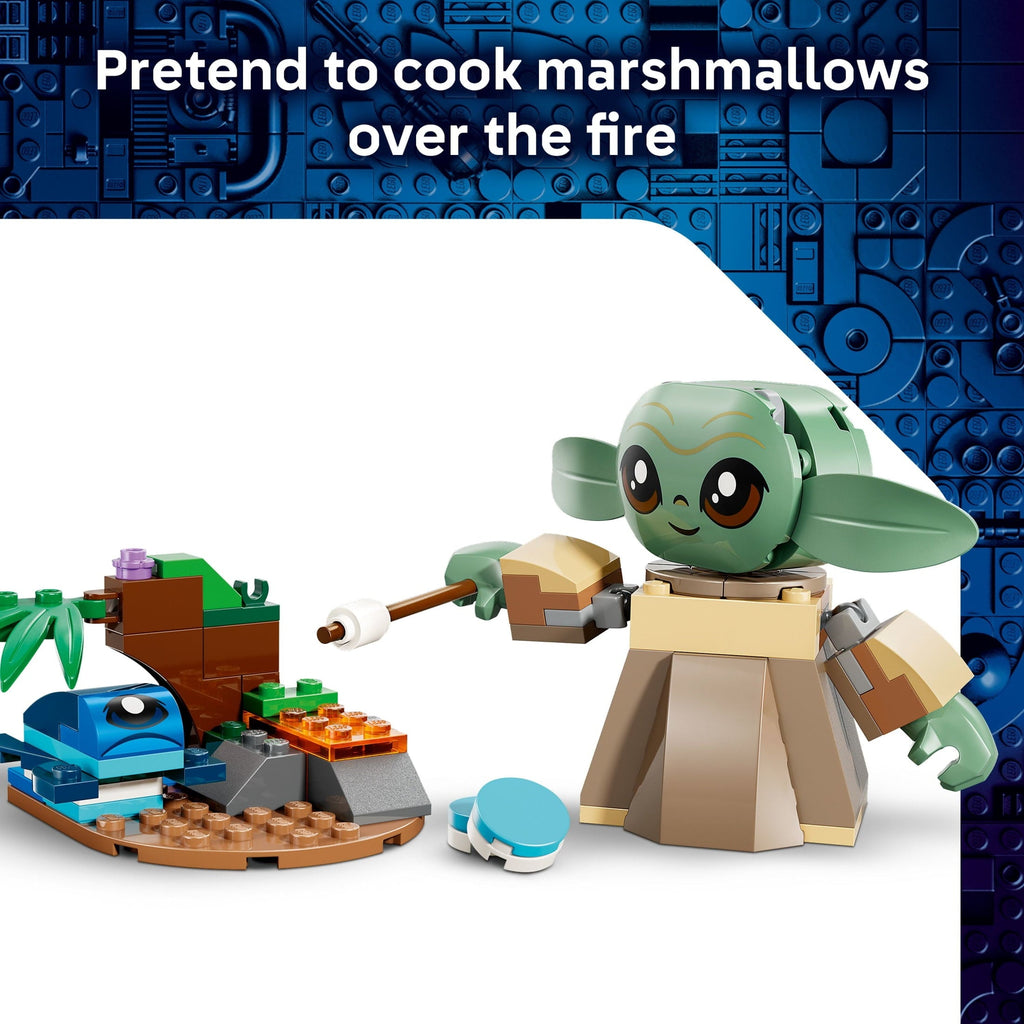 LEGO Star Wars Grogu’s Homestead Building Toy for Boys & Girls - The Mandalorian Pretend Play Set W/Sorgan Frog & Poseable Grogu Figures for Preschool Kids, Ages 4+ - Gift Idea for Birthdays - 75443