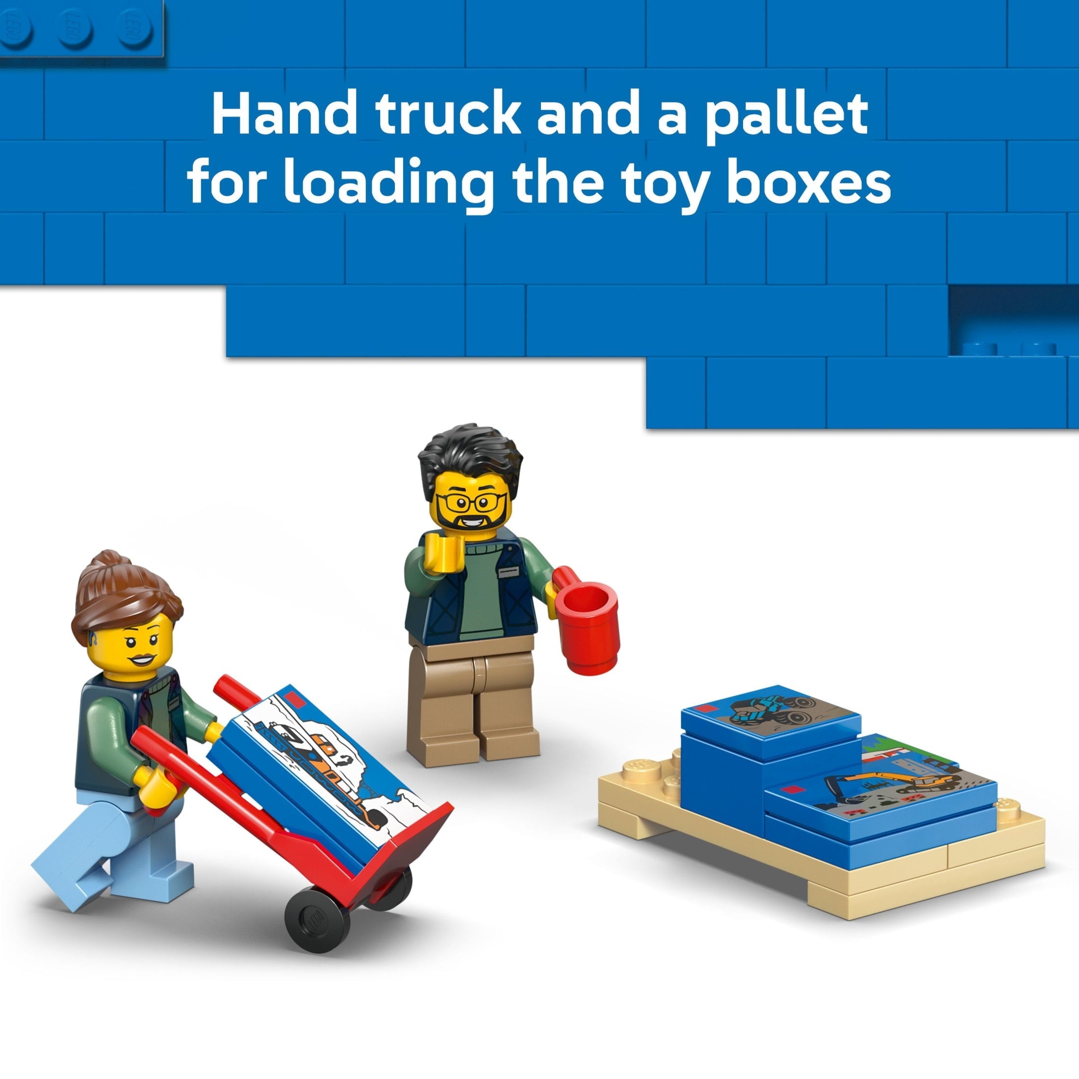 LEGO City: The LEGO Van Building Toy for Kids - Pretend Play Set for Boys & Girls, Ages 6+ - Delivery Van Toy W/2 Minifigures & 4 Mini LEGO Box Elements - Gift Idea for Birthdays - 60500