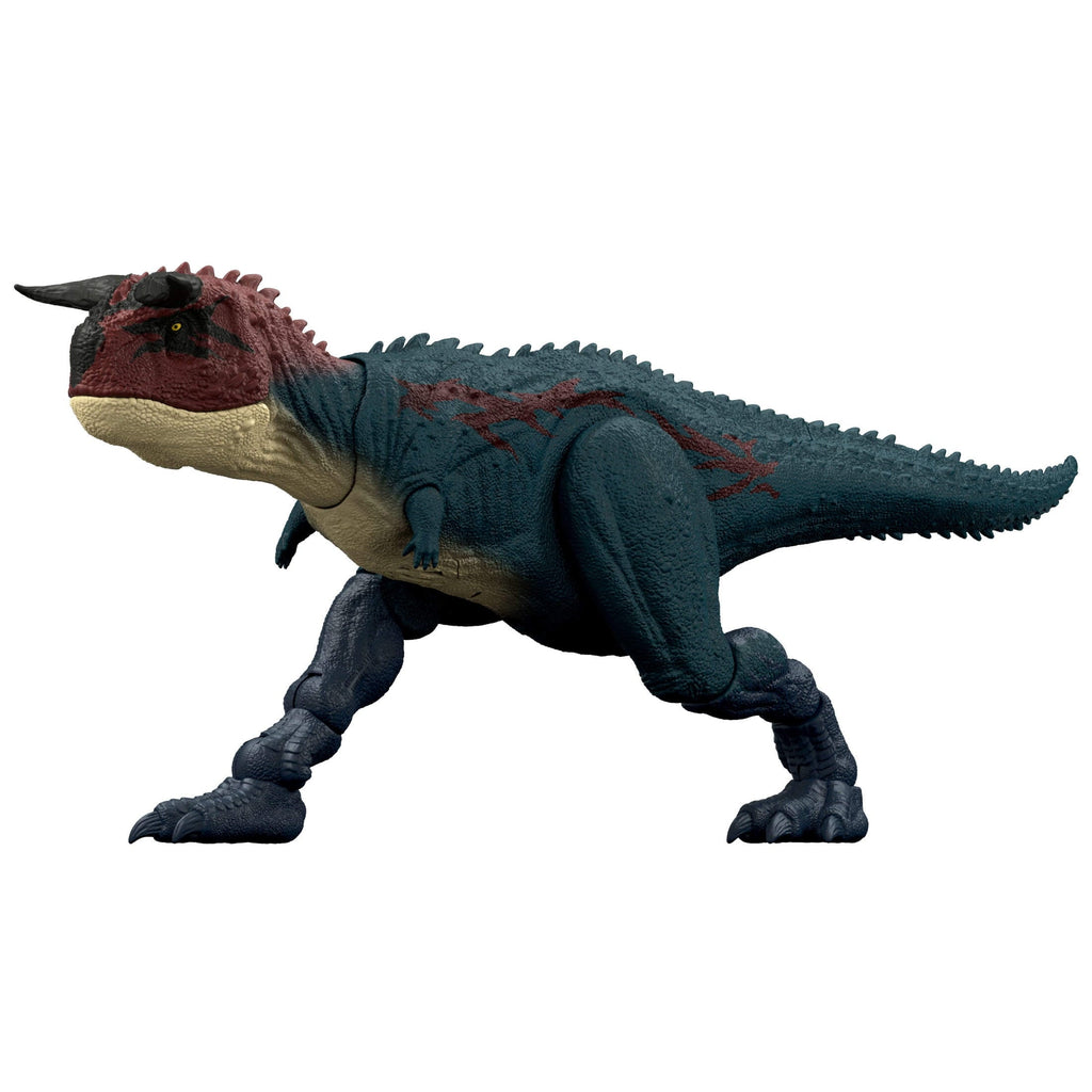 Jurassic World Charge N Chomp Carnotaurus Running Roaring Dinosaur Action Figure, Digital Play