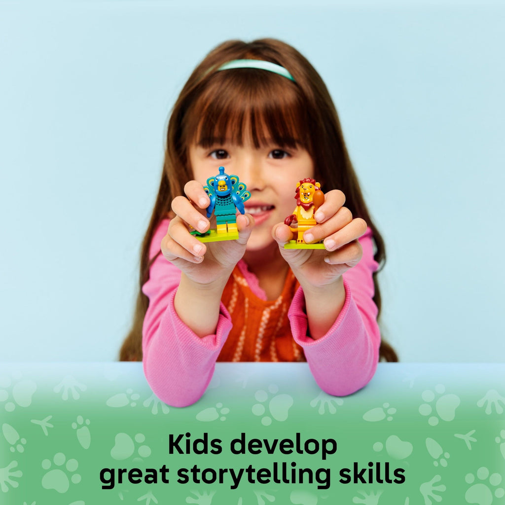 LEGO Minifigures Animal Series 28 Mystery Box Toy for Kids - Find 1 of 12 Surprise Figures in Each Pack - Gift Idea for Birthday - Party Favors for Boys & Girls, Ages 5+ - 71051