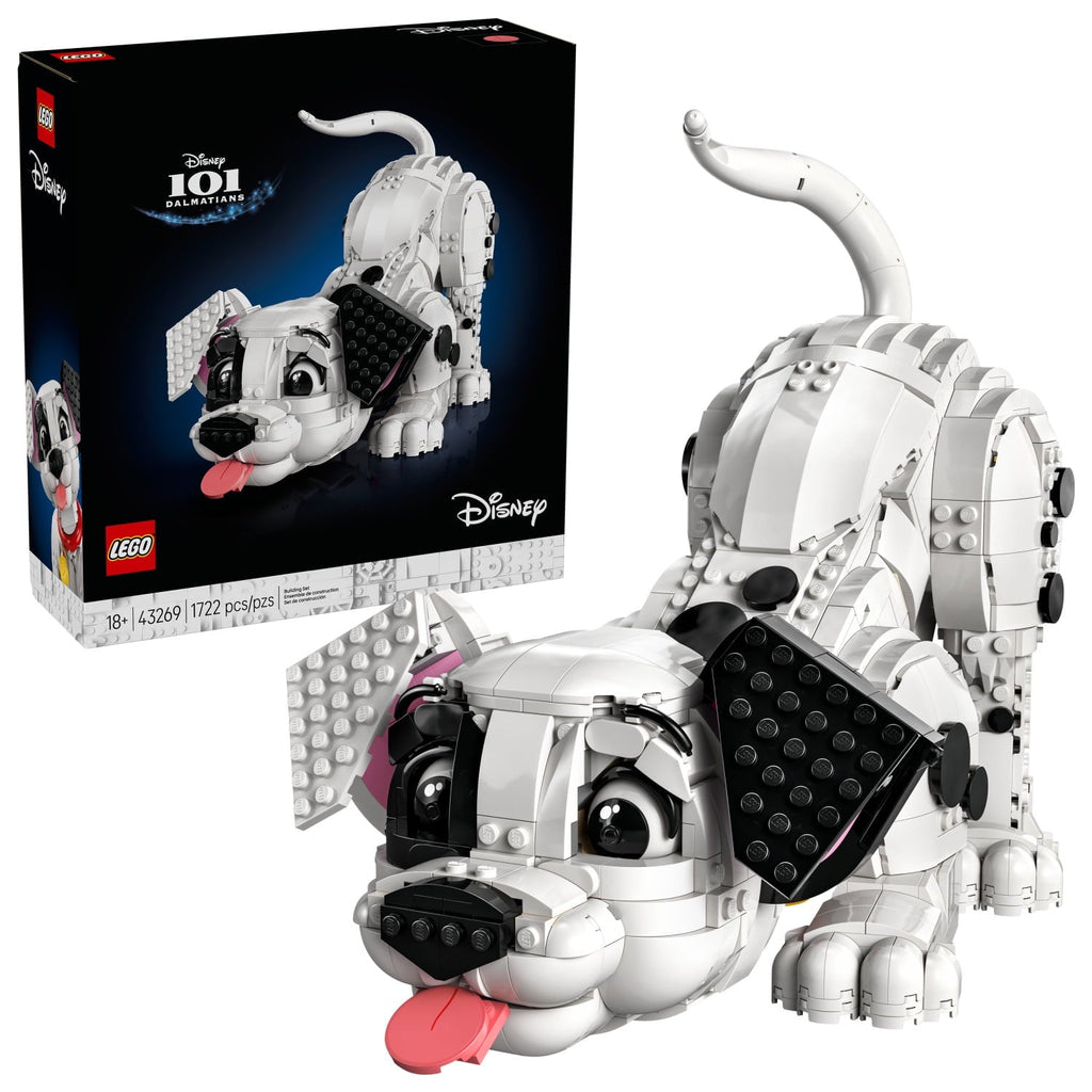 LEGO Disney 101 Dalmatians Puppy Building Set for Adults - Collectible DIY Kit for Movie Fans 18+ - Build Patch, Penny, Rolly or a Custom Pup - Gift Idea for Dog Lovers and Craft Enthusiasts - 43269