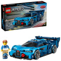 LEGO Speed Champions Bugatti Vision Gran Turismo Hyper Sports Car Building Toy for Kids & Gamers - Building Set W/Bugatti Driver Minifigure for Boys & Girls, Ages 9+ - Gift Idea for Birthdays - 77253