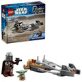 LEGO Star Wars The Mandalorian & Grogu’s Speeder Bike Building Toy for Boys & Girls - Pretend Play Space Vehicle W/2 Star Wars Character Figures for Kids, Ages 6+ - Gift Idea for Birthdays - 75436