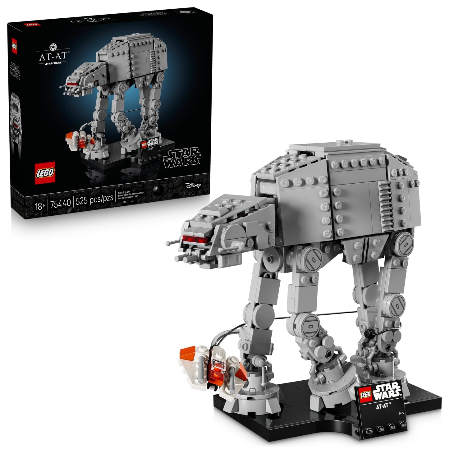 LEGO Star Wars AT-AT Walker Building Set for Adults, Ages 18+ - Collectible & Room Decor for Office, Bedroom, or Book Shelf - Activity for Men, Women, & Movie Fans - Gift Idea for Birthdays - 75440