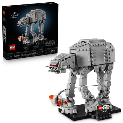 LEGO Star Wars AT-AT Walker Building Set for Adults, Ages 18+ - Collectible & Room Decor for Office, Bedroom, or Book Shelf - Activity for Men, Women, & Movie Fans - Gift Idea for Birthdays - 75440