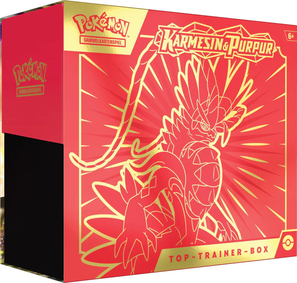 Pokemon Karmesin & Purpur Top Trainer Box Koraidon DEUTSCH