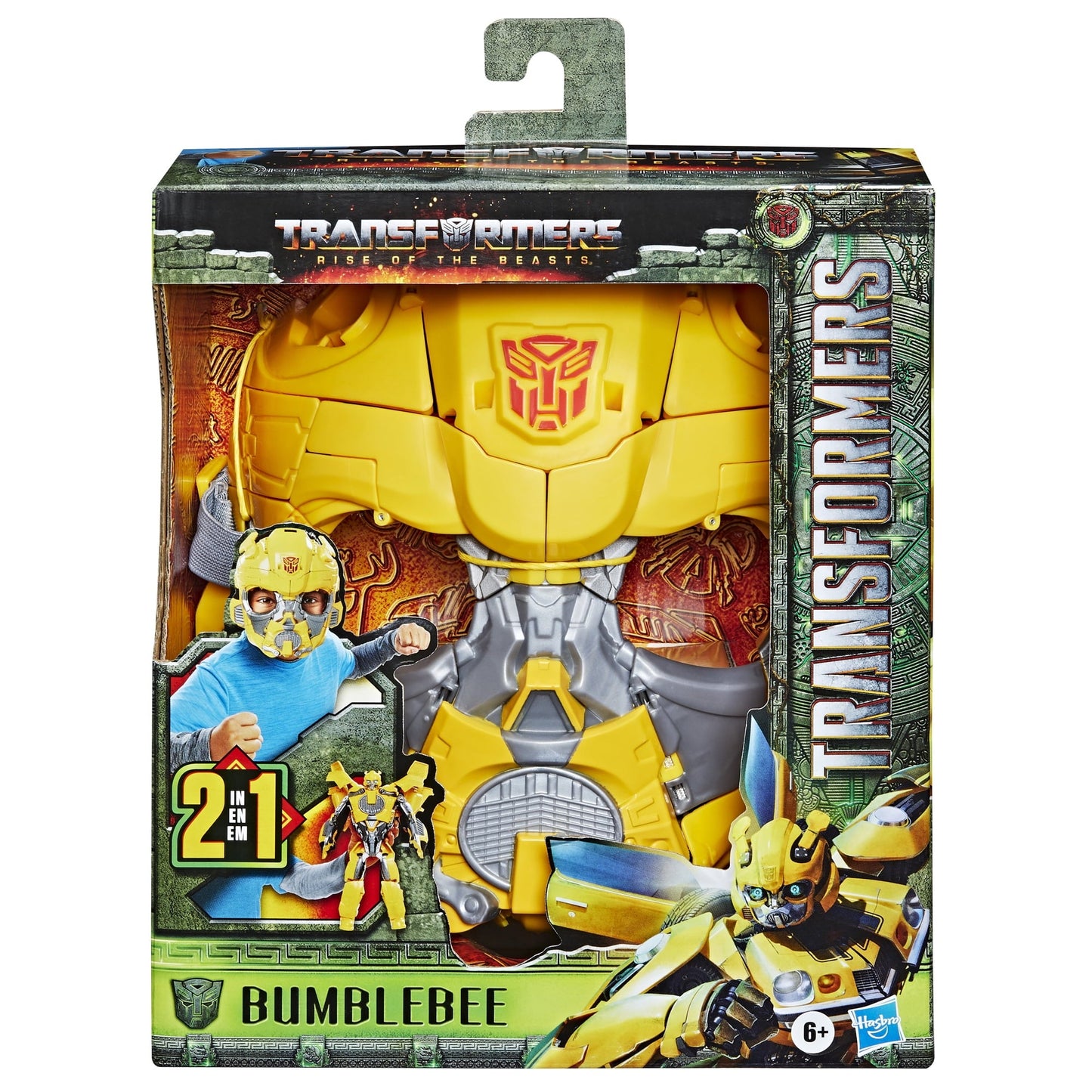 Transformers: Rise of the Beasts Movie Bumblebee 2-in-1 Converting Mask (9")