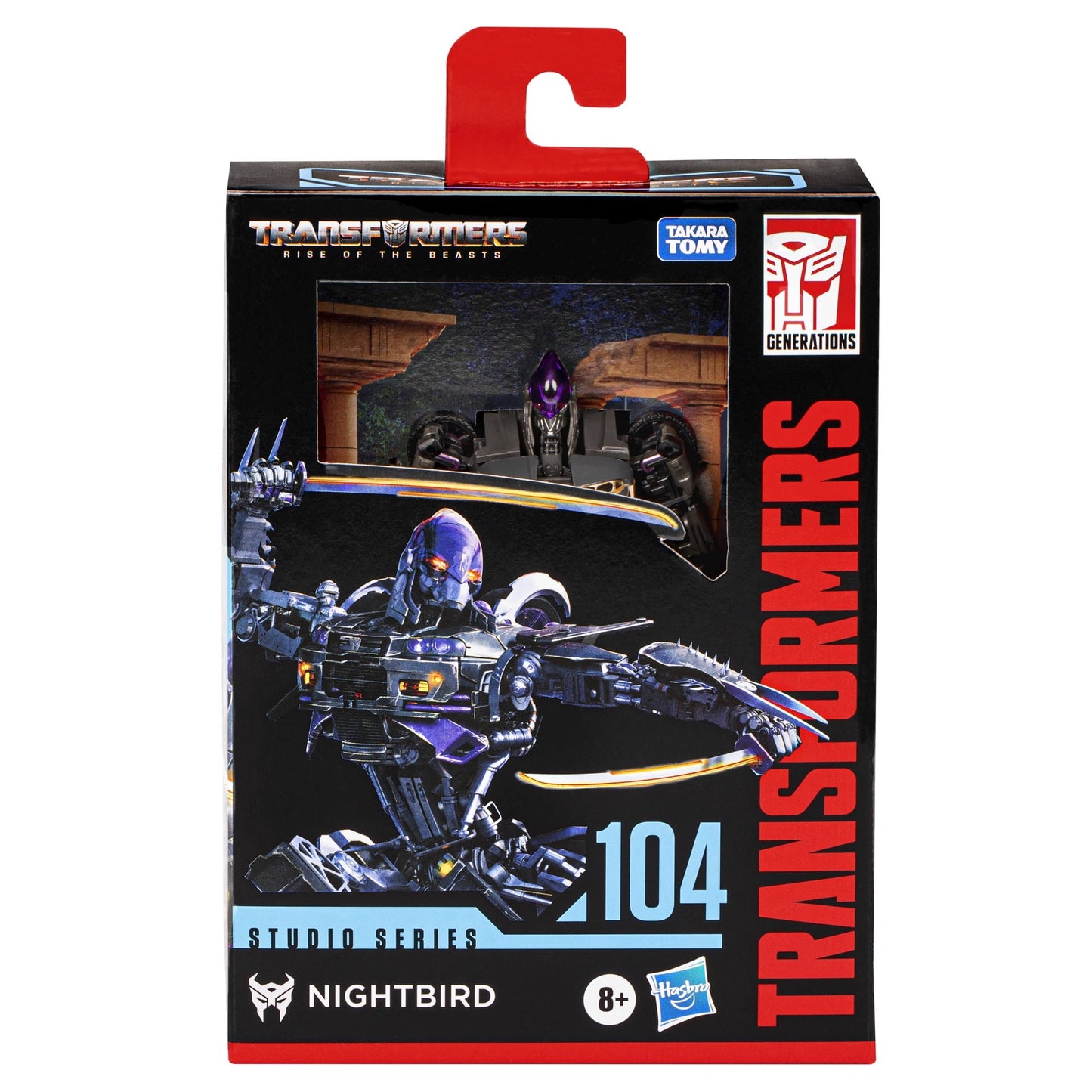 Transformers Studio Series Deluxe Transformers: Rise of the Beasts 104 Nightbird Action Figure (4.5”)