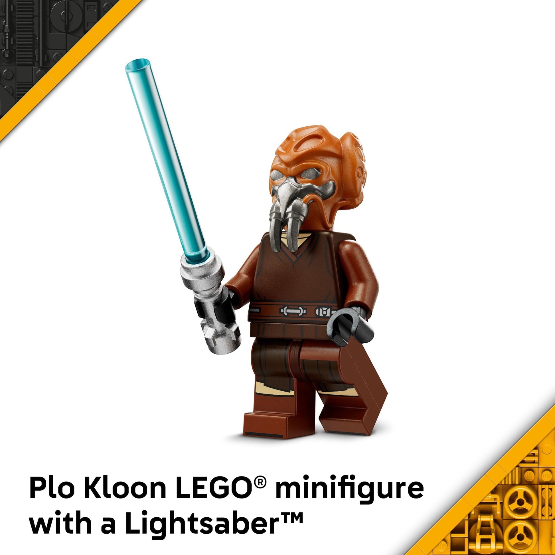 LEGO Star Wars Plo Koon’s Jedi Starfighter Microfighter Kids Toy - Building Toy for Pretend Play - Clone Wars Playset and Room Decor for Boys and Girls, Ages 6+ - Birthday Gift Idea - 75400