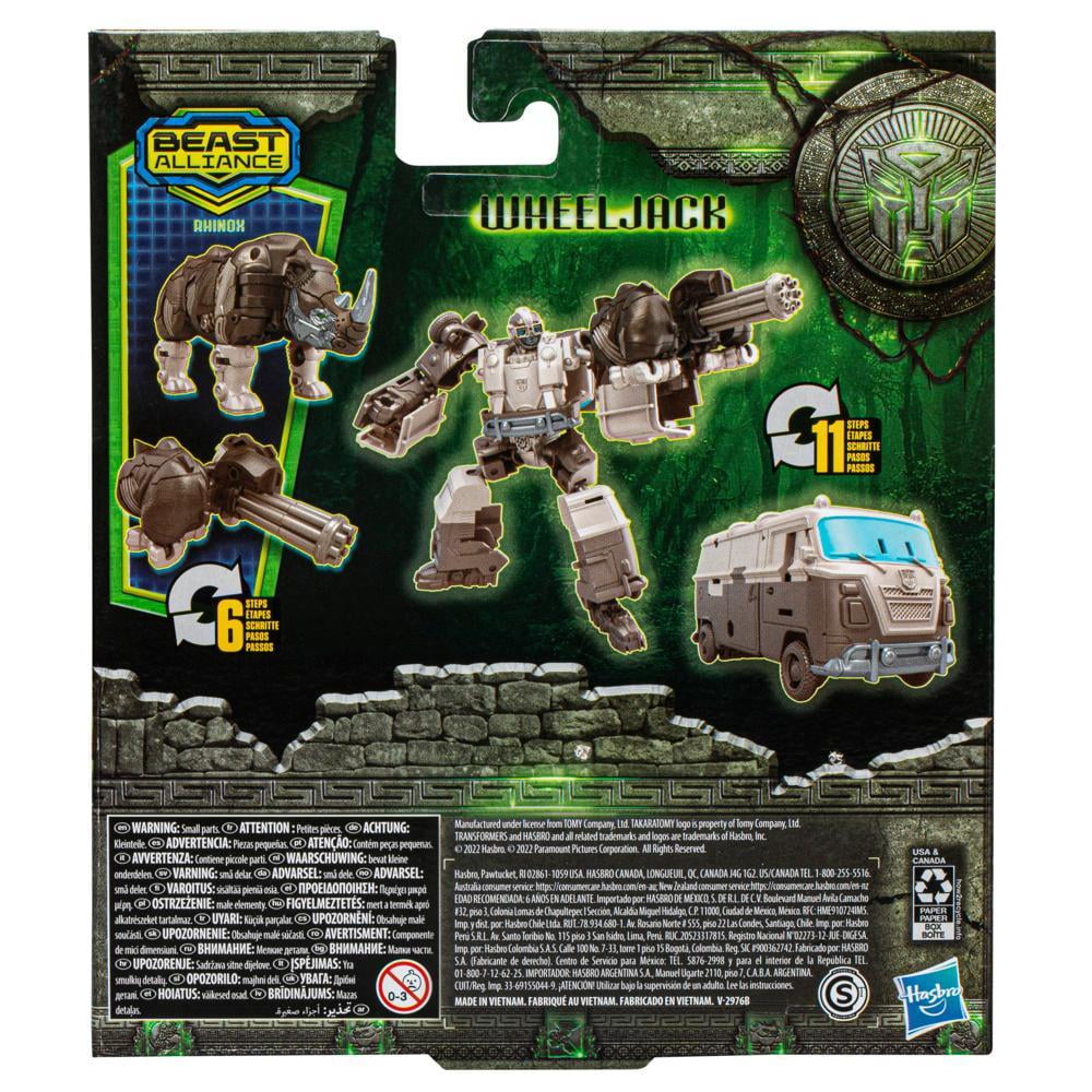 Transformers: Rise of the Beasts Movie Beast Alliance Beast Weaponizers 2-Pack Wheeljack Toy, 6 and Up, 5-inch
