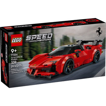 LEGO Speed Champions Ferrari SF90 XX Stradale Sports Car Building Toy for Kids - Building Set W/Ferarri Driver Minifigure for Boys & Girls, Ages 9+ - Gift Idea for Birthdays - 77254