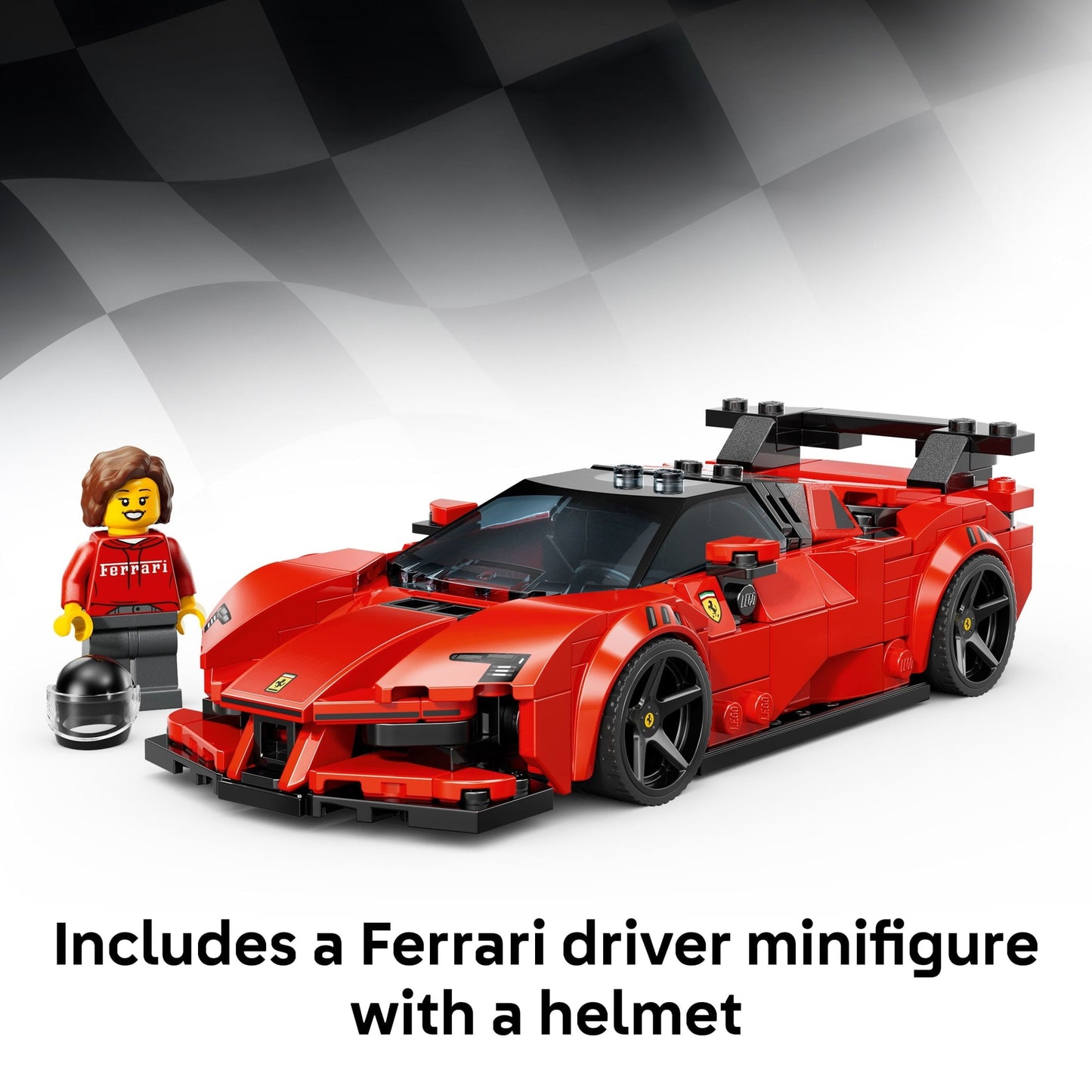 LEGO Speed Champions Ferrari SF90 XX Stradale Sports Car Building Toy for Kids - Building Set W/Ferarri Driver Minifigure for Boys & Girls, Ages 9+ - Gift Idea for Birthdays - 77254