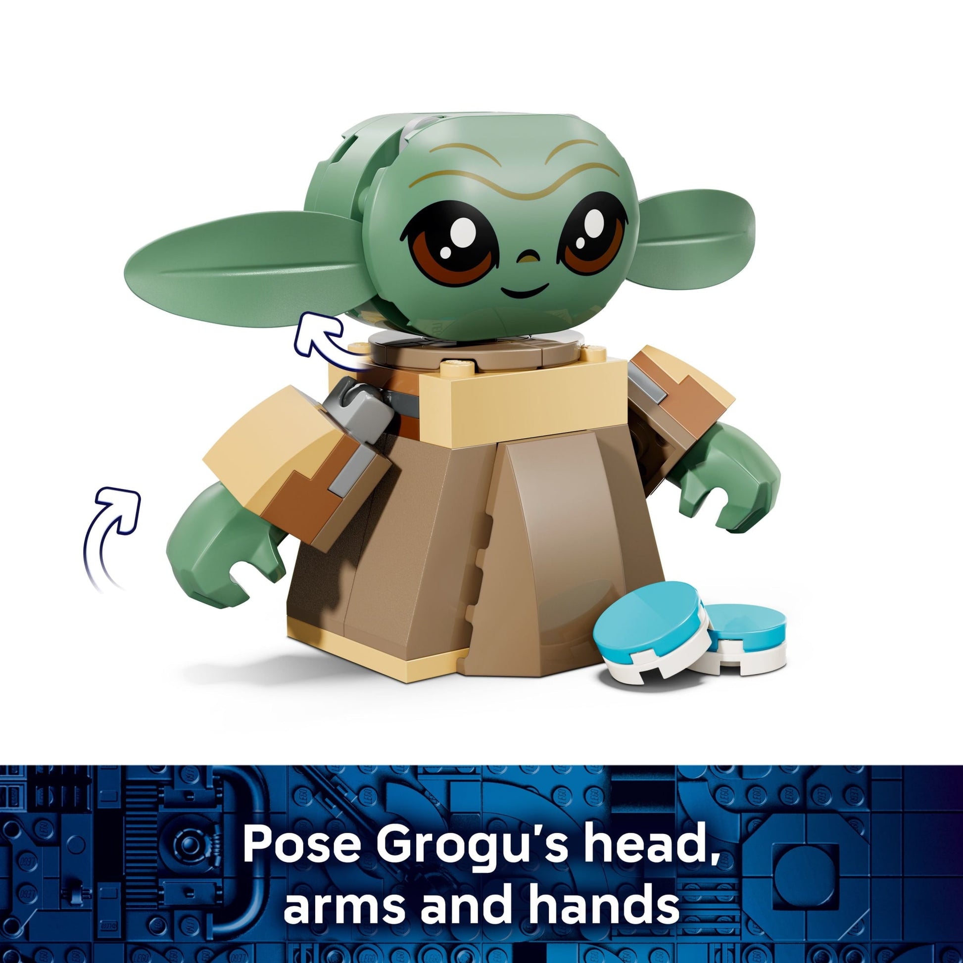 LEGO Star Wars Grogu’s Homestead Building Toy for Boys & Girls - The Mandalorian Pretend Play Set W/Sorgan Frog & Poseable Grogu Figures for Preschool Kids, Ages 4+ - Gift Idea for Birthdays - 75443