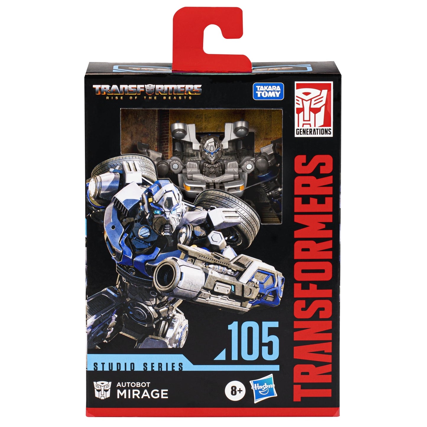 Transformers Studio Series Deluxe Transformers: Rise of the Beasts 105 Autobot Mirage Action Figure (4.5”)