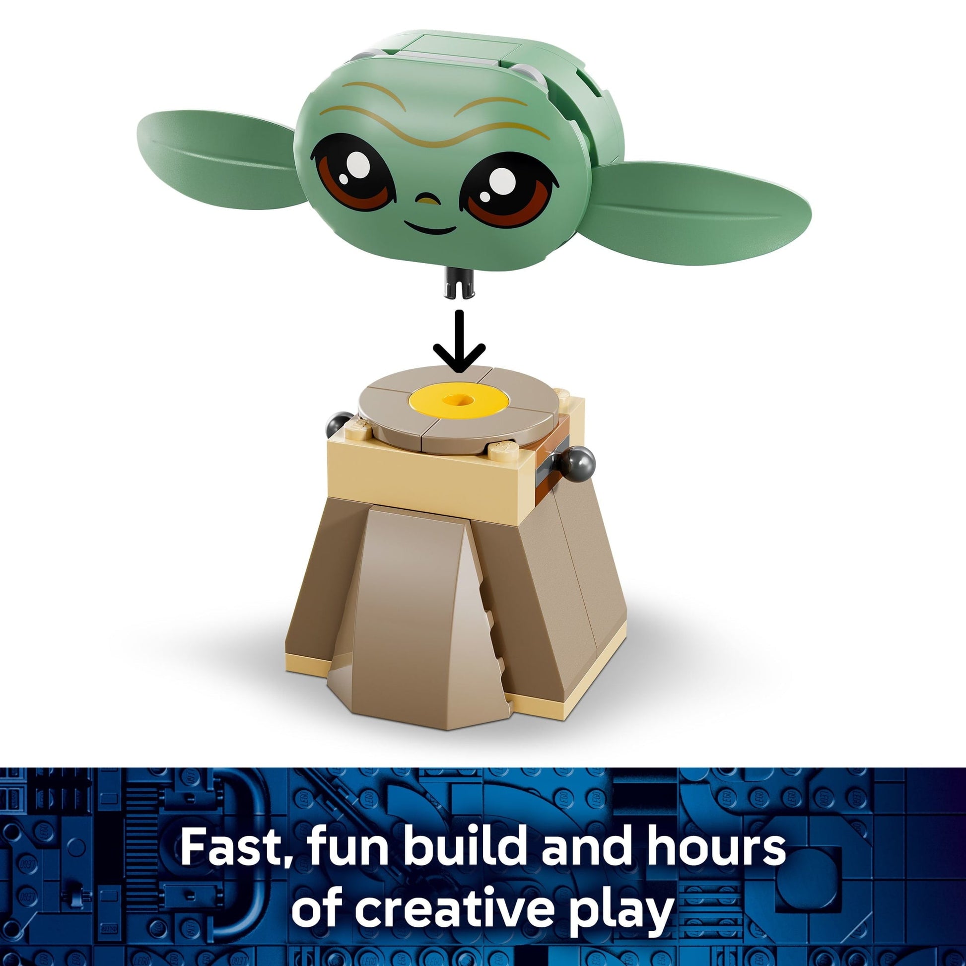 LEGO Star Wars Grogu’s Homestead Building Toy for Boys & Girls - The Mandalorian Pretend Play Set W/Sorgan Frog & Poseable Grogu Figures for Preschool Kids, Ages 4+ - Gift Idea for Birthdays - 75443